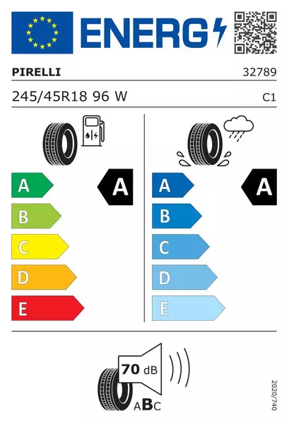 PIRELLI CINTURATO P7 245/45R18 96 W 