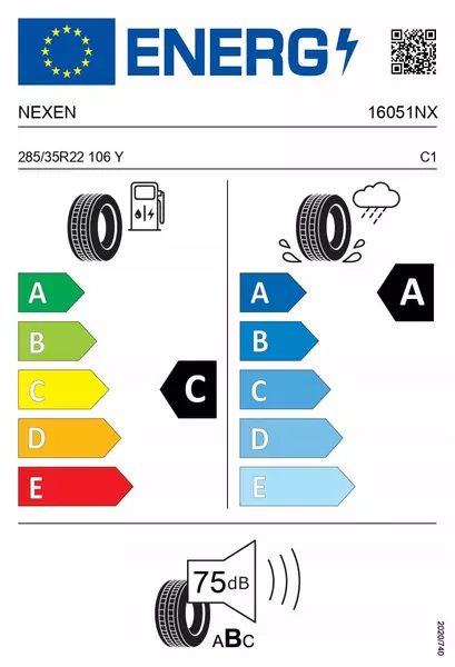 NEXEN N'FERA SPORT 285/35R22 106 Y 