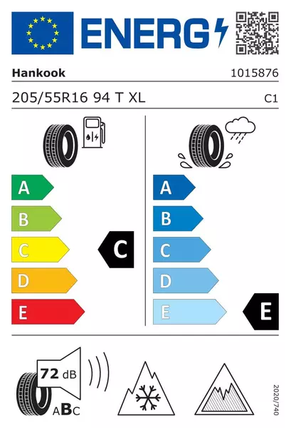 HANKOOK WINTER I*CEPT IZ2 W616 205/55R16 94 T PRZYCZEPNOŚĆ NA ŚNIEGU (3PMSF), RANT OCHRONNY, WZMOCNIENIE (XL)