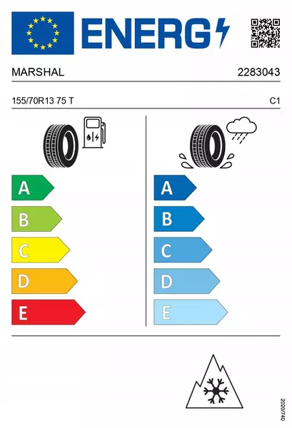 OPONA CAŁOROCZNA MARSHAL MH22 4SEASON 155/70R13 75 T