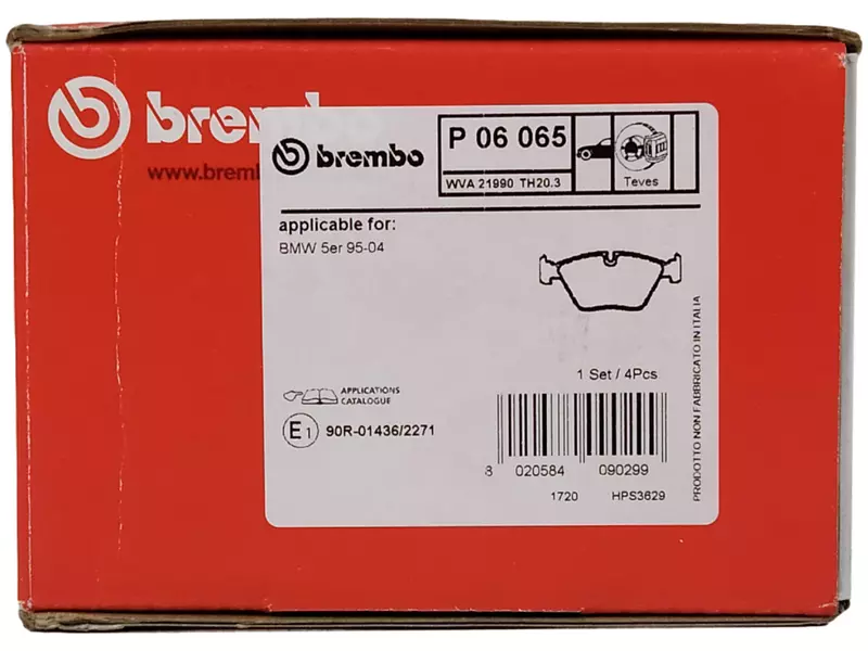 BREMBO XTRA TARCZE+KLOCKI PRZÓD BMW 5 E39 296MM 