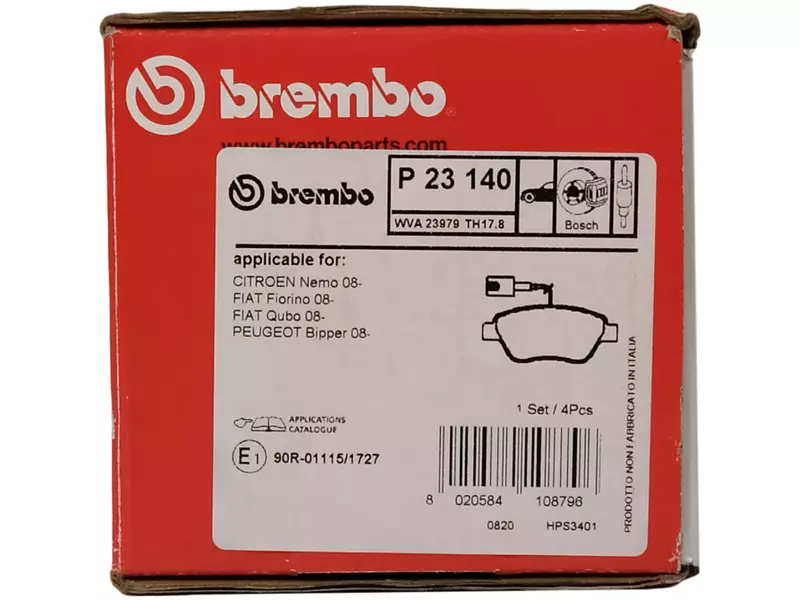  BREMBO TARCZE+KLOCKI PRZÓD PEUGEOT BIPPER 257MM 