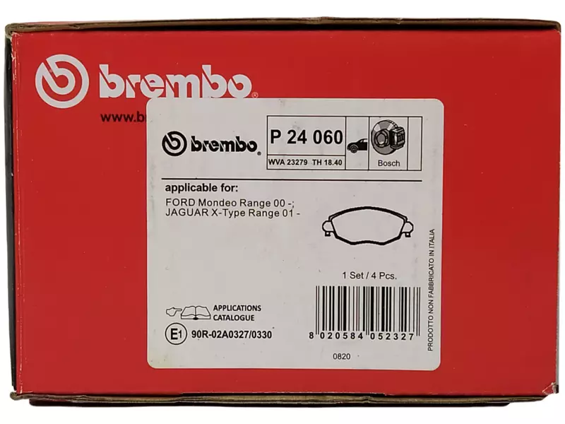 BREMBO TARCZE+KLOCKI PRZÓD+TYŁ FORD MONDEO MK3 