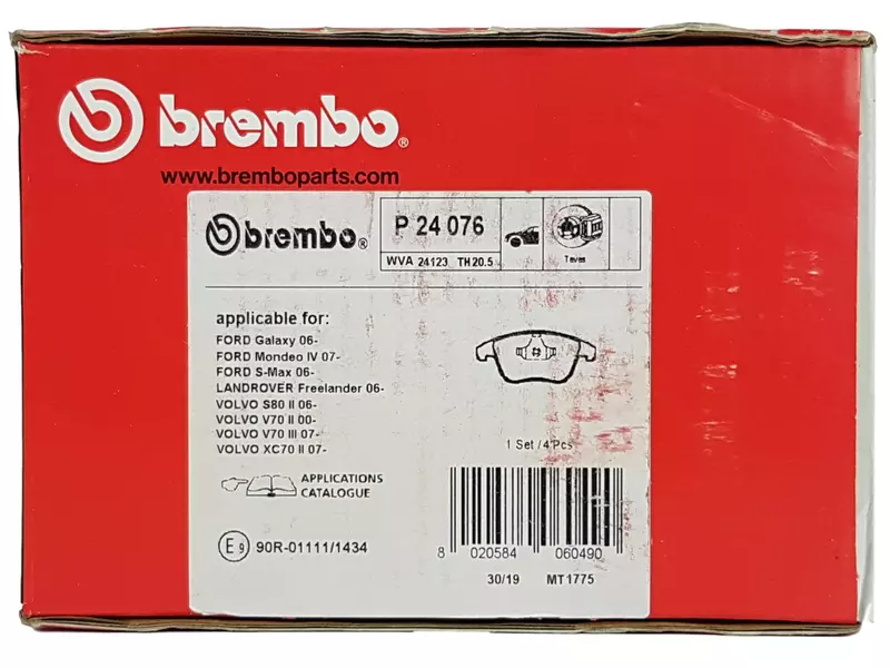 BREMBO TARCZE+KLOCKI PRZÓD VOLVO S60 II 300MM 