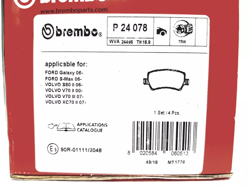 BREMBO TARCZE+KLOCKI TYŁ LR FREELANDER II 302MM 