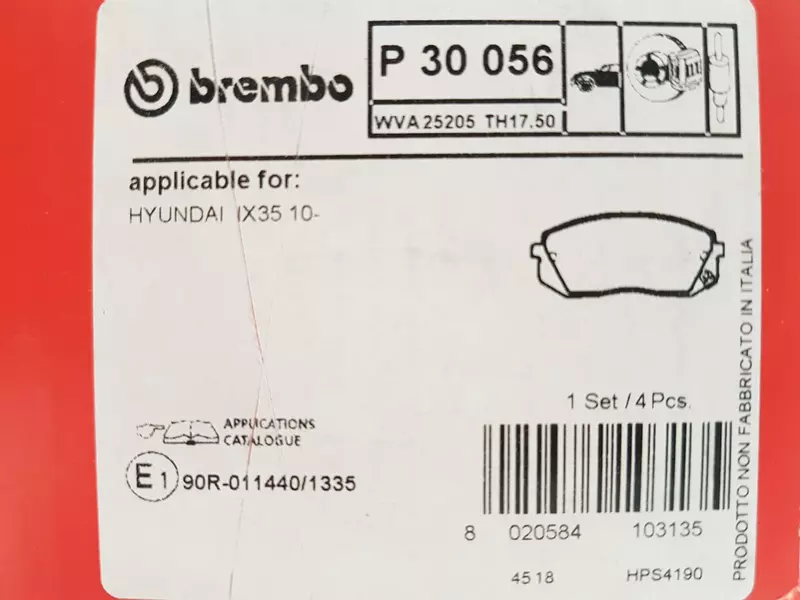 BREMBO TARCZE+KLOCKI PRZÓD HYUNDAI I40 300MM 