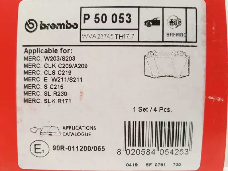  BREMBO TARCZE+KLOCKI PRZÓD MERCEDES E W211 312MM 