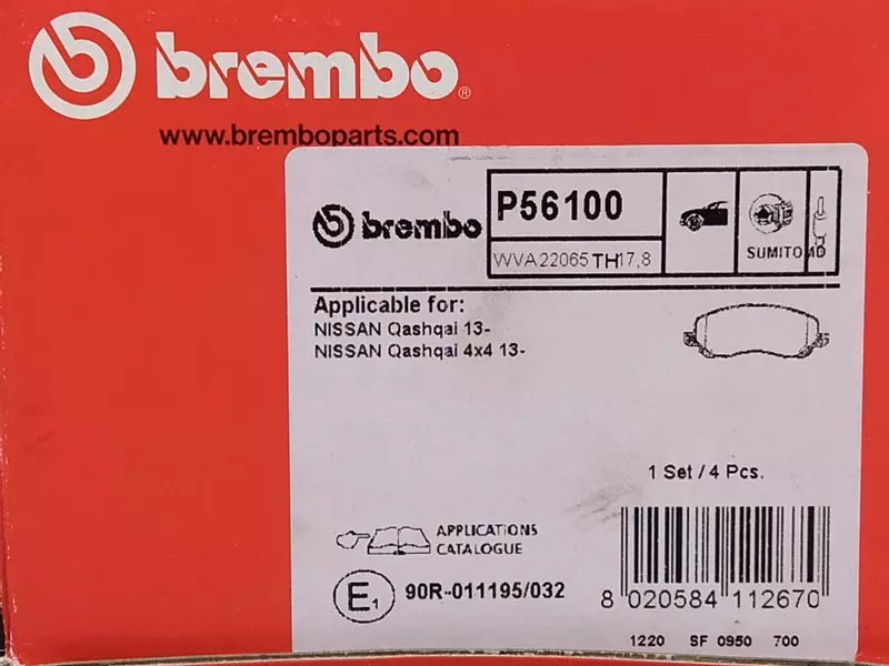  BREMBO TARCZE+KLOCKI P+T NISSAN QASHQAI J11 296MM 