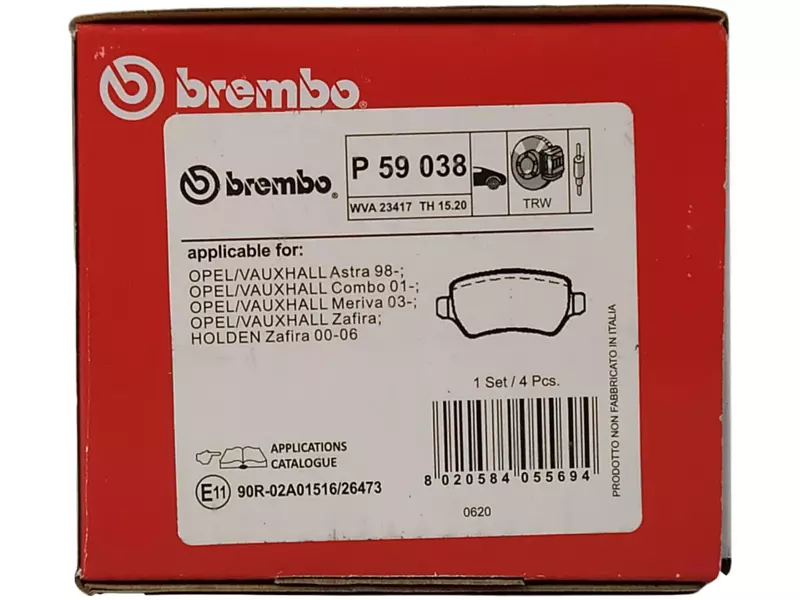 BREMBO TARCZE+KLOCKI TYŁ KIA VENGA YN 258MM 