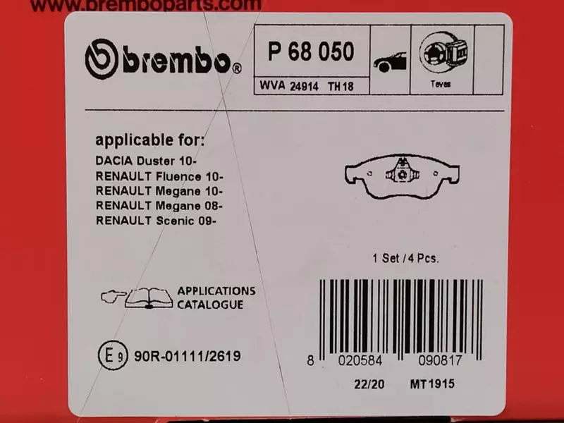  BREMBO TARCZE+KLOCKI P+T RENAULT MEGANE III KOMBI 