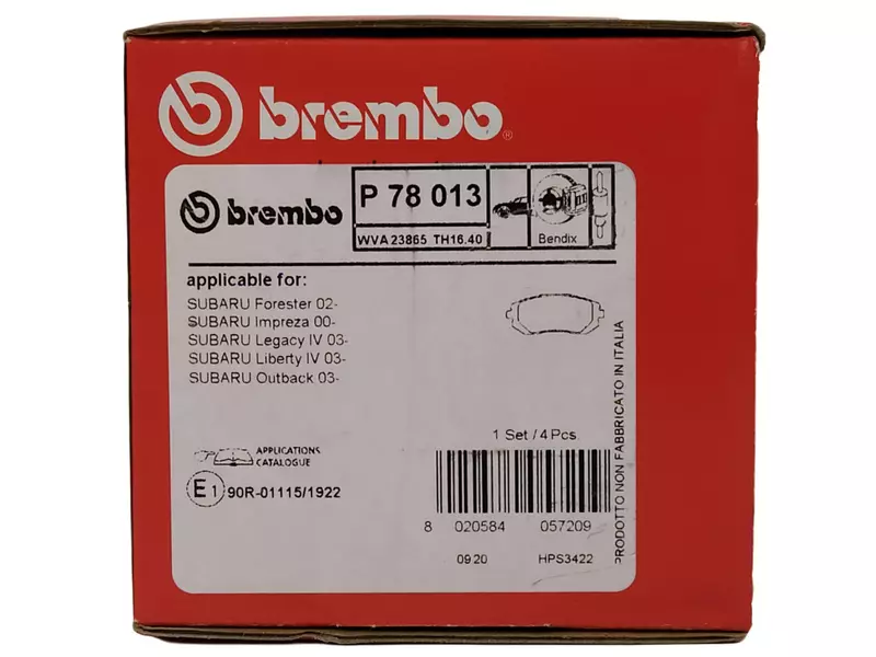 BREMBO TARCZE+KLOCKI PRZÓD SUBARU XV GP GT 293MM 