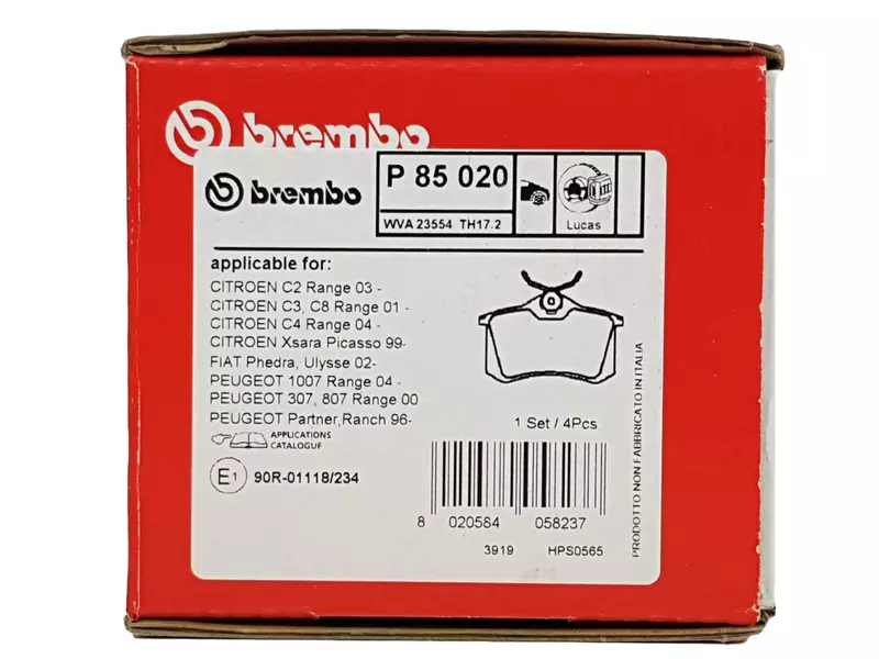 BREMBO TARCZE+KLOCKI TYŁ AUDI A6 C5 245MM 