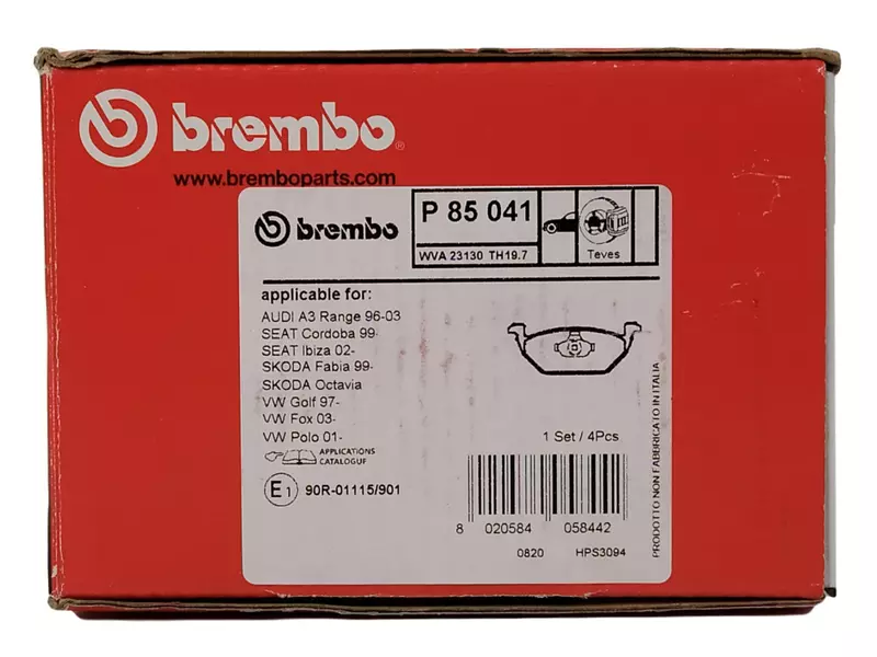 BREMBO TARCZE+KLOCKI PRZÓD AUDI A1 8X A3 8L 256MM 