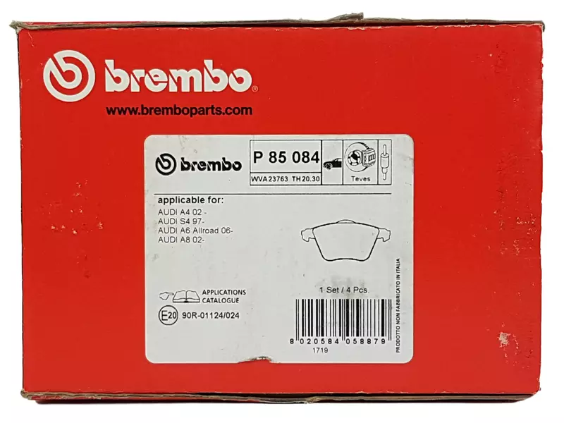 BREBMO TARCZE+KLOCKI PRZÓD AUDI A8 D3 323MM 