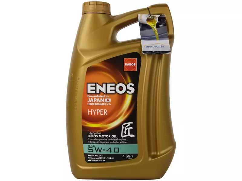 ENEOS HYPER 5W40 C3 API SN VW 505.00/505.01 4L