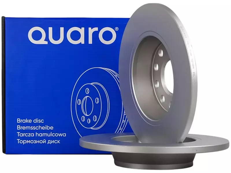 QUARO TARCZE+KLOCKI TYŁ Q3 ALHAMBRA PASSAT B6 B7 SHARAN TIGUAN 282MM 