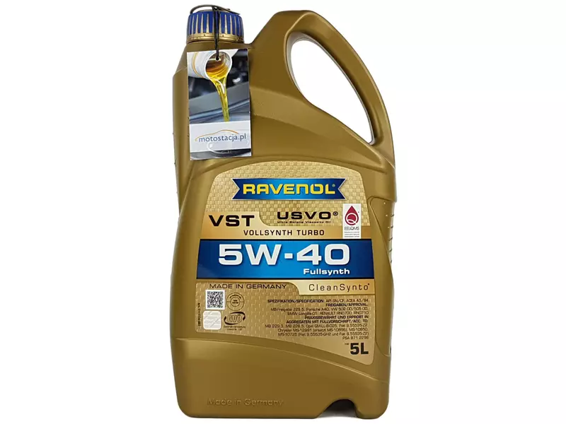 RAVENOL VST 5W40 CLEANSYNTO A3/B4 SN/CF 5L