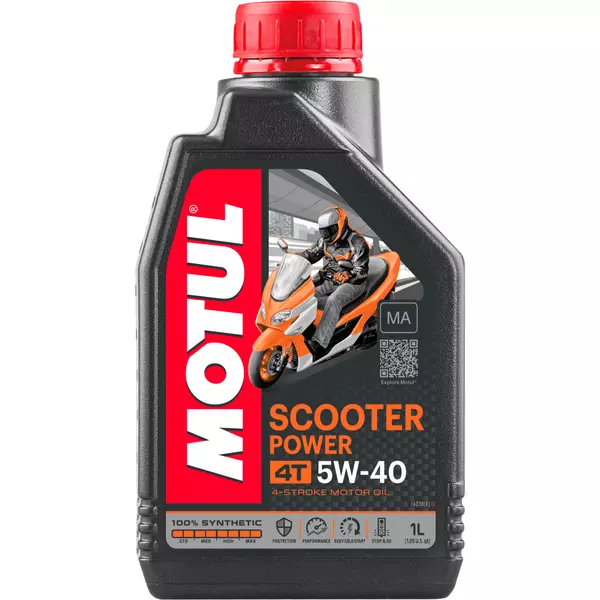 MOTUL SCOOTER POWER 4T 5W40 API SN/SJ JASO MA 1L