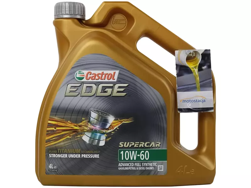 CASTROL EDGE SUPERCAR 10W60 TITANIUM FST 9L 