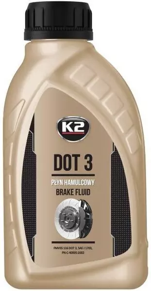 K2 PŁYN HAMULCOWY DOT 3 +205°C 500ML