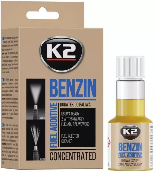 K2 BENZIN DO CZYSZCZENIA WTRYSKÓW BENZYNA 50ML