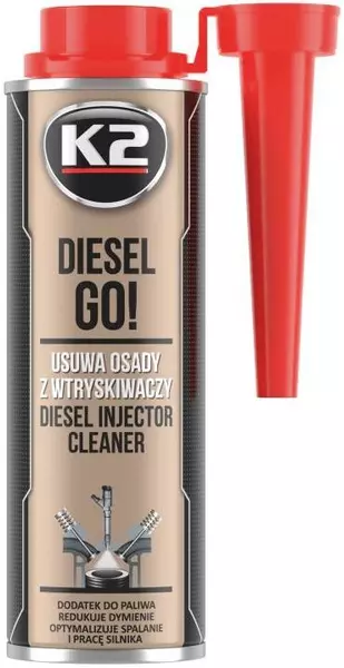 K2 DIESEL GO! DODATEK DO PALIWA MYJE WTRYSKI 250ML