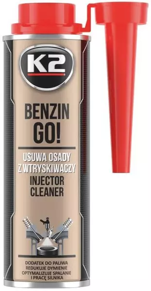 K2 BENZIN GO! DODATEK DO BENZYNY CZYŚCI 250ML