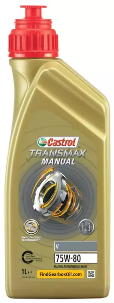 CASTROL TRANSMAX MANUAL V 75W80 GL-4+ AUDI VAG 1L