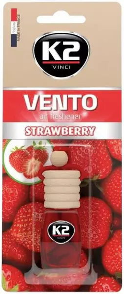 K2 VENTO ZAPACH ZAWIESZKA STRAWBERRY TRUSKAWKA 8ML