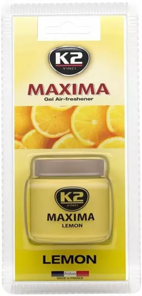 K2 MAXIMA ZAPACH ODŚWIEŻACZ ŻELOWY LEMON 50ML