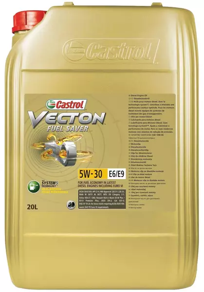 CASTROL VECTON FUEL SAVER 5W30 E6/E9 EURO 6 20L