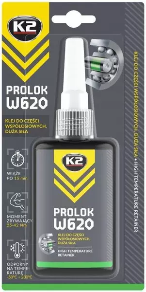 K2 PROLOK W620 KLEJ DO ŁOŻYSK DUŻA SIŁA 50G