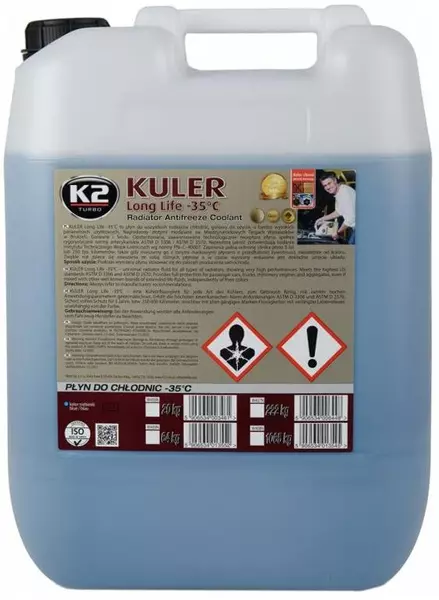 K2 KULER GOTOWY PŁYN CHŁODNICZY NIEBIESKI 20L