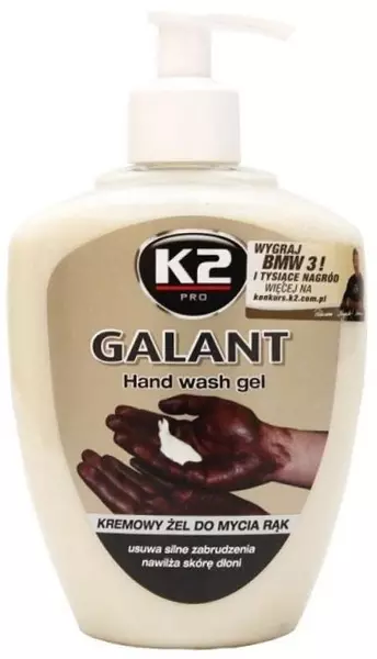 K2 GALANT ŻEL DO MYCIA RĄK Z POMPKĄ 500ML