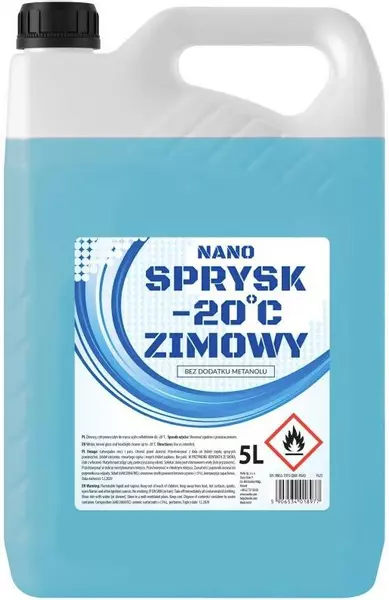 K2 NANO SPRYSK PŁYN DO SPRYSKIWACZY -20°C 5L