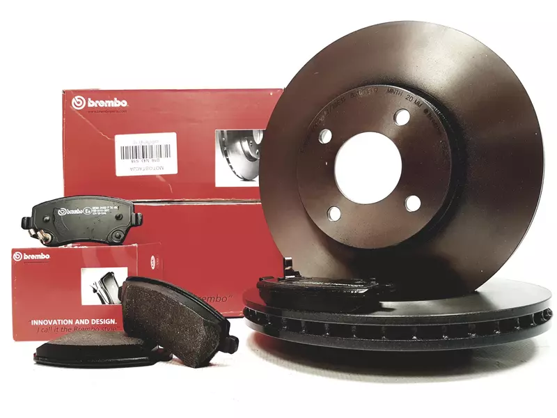 BREMBO TARCZE+KLOCKI PRZÓD NISSAN MICRA K13 260MM