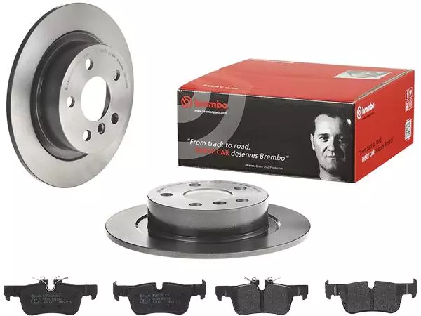 BREMBO TARCZE+KLOCKI TYŁ BMW i3 I01 280MM