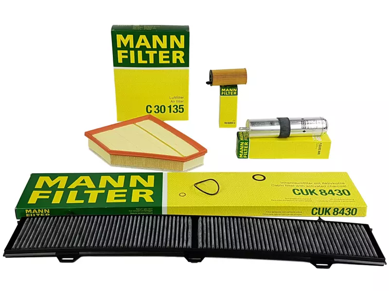 MANN ZESTAW FILTRÓW BMW 3 E90 316D 318D 320D 10-