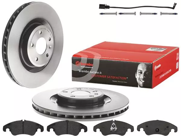 BREMBO TARCZE+KLOCKI P AUDI A4 S4 B8 345MM