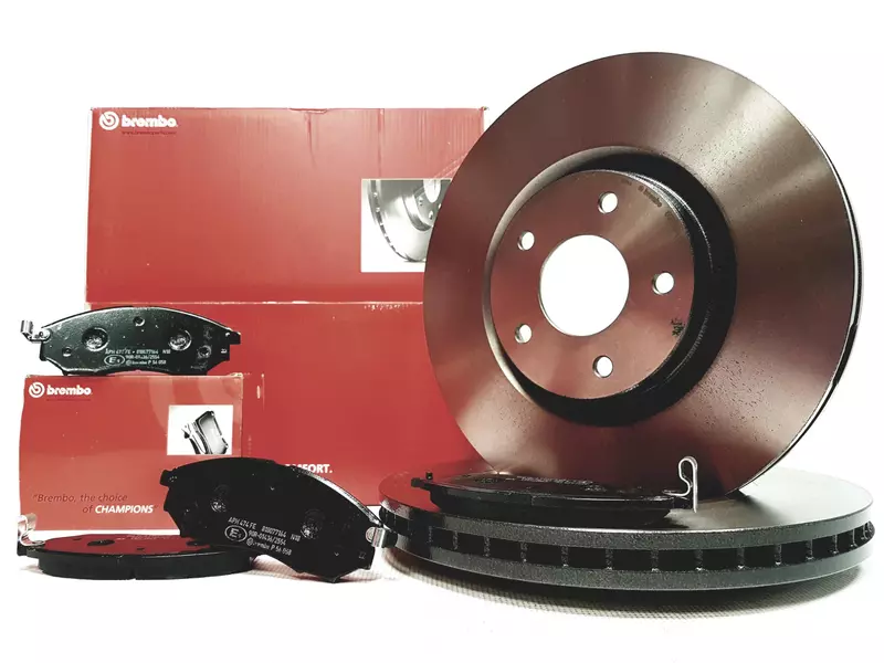 BREMBO TARCZE+KLOCKI PRZÓD NISSAN QASHQAI J10 320MM