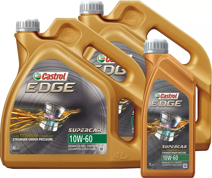 CASTROL EDGE SUPERCAR 10W60 TITANIUM FST 9L