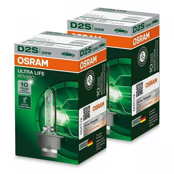 OSRAM ULTRA LIFE XENARC D2S 4300K P32D-2 ZESTAW