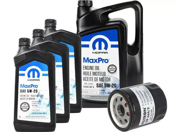 MOPAR MAXPRO 5W20 7,838L+FILTR OLEJU OP644/2