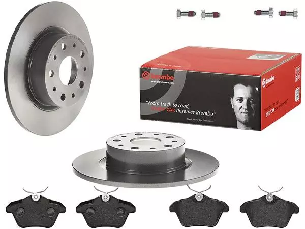 BREMBO TARCZE+KLOCKI TYŁ ALFA ROMEO 166 276MM