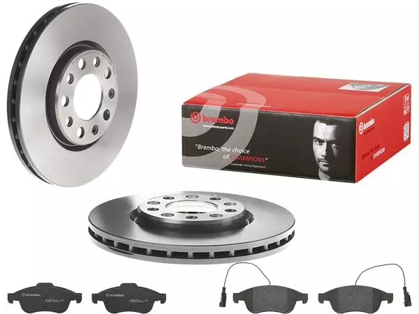 BREMBO TARCZE+KLOCKI P ALFA ROMEO GIULIETTA 281MM