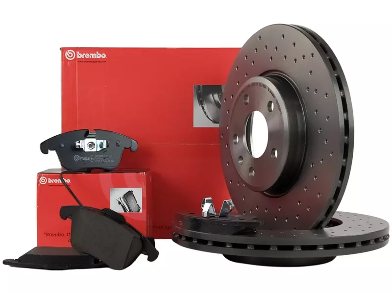 BREMBO XTRA TARCZE+KLOCKI PRZÓD AUDI A4 B8 314MM