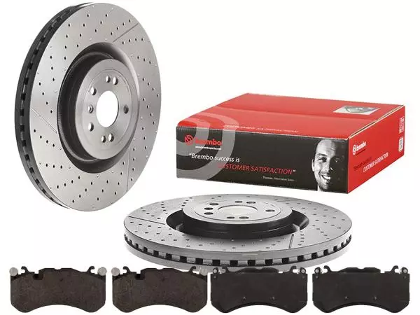 BREMBO TARCZE+KLOCKI P MERCEDES ML63 AMG W166