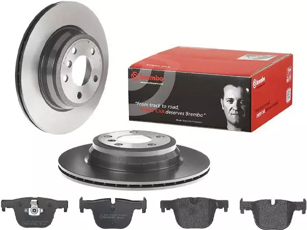 BREMBO TARCZE+KLOCKI TYŁ BMW 4 F32 F33 330MM