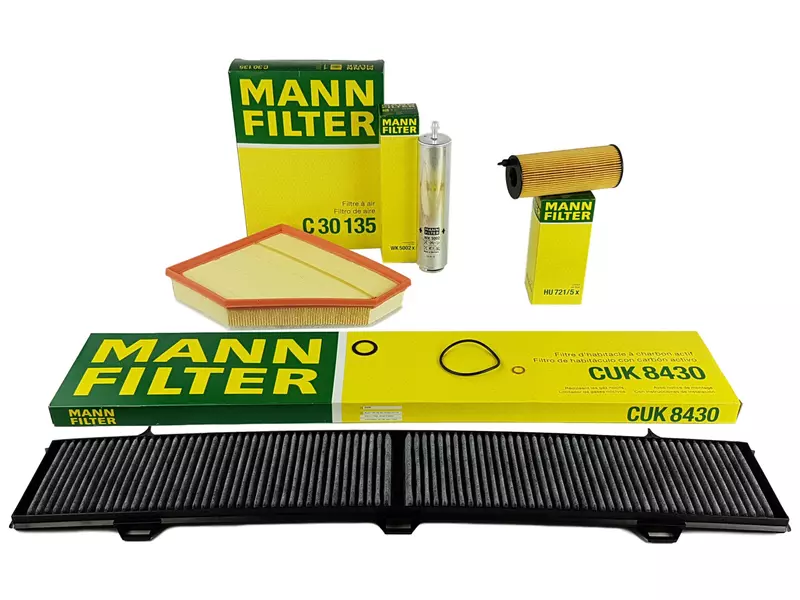 MANN ZESTAW FILTRÓW BMW 1 E81 E87 120D 123D