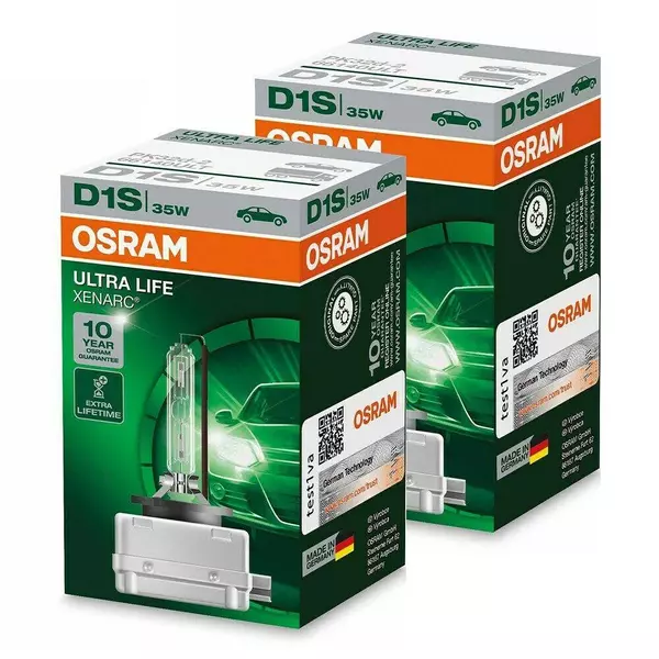 OSRAM ULTRA LIFE XENARC D1S 4300K PK32D-2 ZESTAW